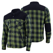 Kevlar Lined Flannel Motorcycle Shirts Army S