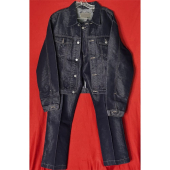 Denim Jeans (30x30) Jacket (L) Outfit 