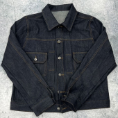 Denim Two Piece Pant Matching Suit Outfits Selvedge Denim Set Men