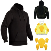 Aramid Lined Motorcycle Hoodie Protective Biker Hoodie with Level 2 CE Armor