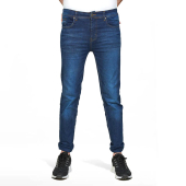 High Quality Mens Slim Fit Straight Winter Solid Lightweight Denim Jeans