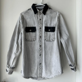 Denim Oversized Shirt Jacket